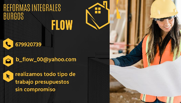 Reformas interiores FLOW, reformas y construcción en Burgos